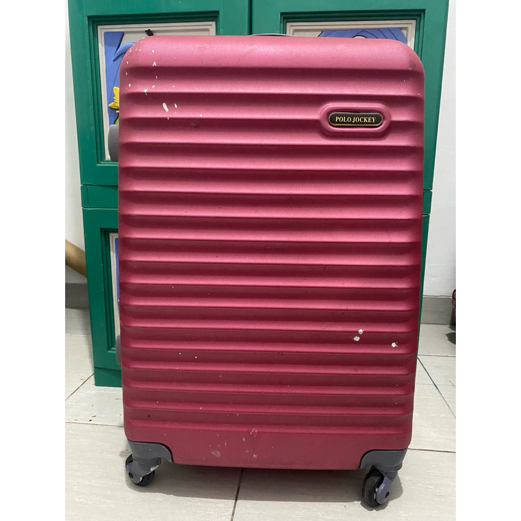 Jual koper pink 24 inch polo jockey | Shopee Indonesia