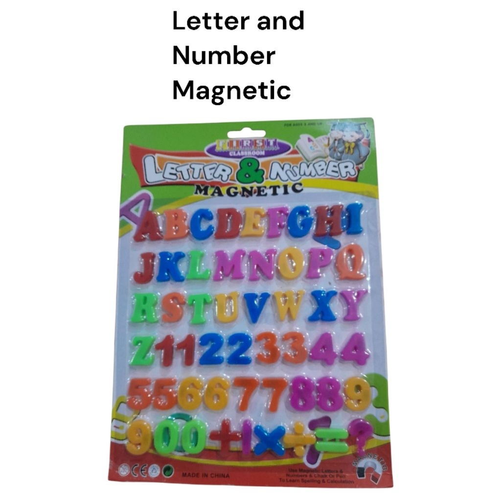 Jual Letter&Number Magnetic (mainan magnet huruf dan angka) | Shopee ...
