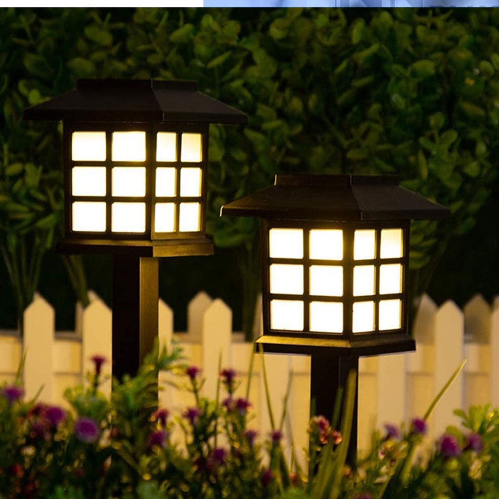 Jual Lampu Rumput Surya LED Tahan Air, Lampu Taman Otomatis Menyala ...