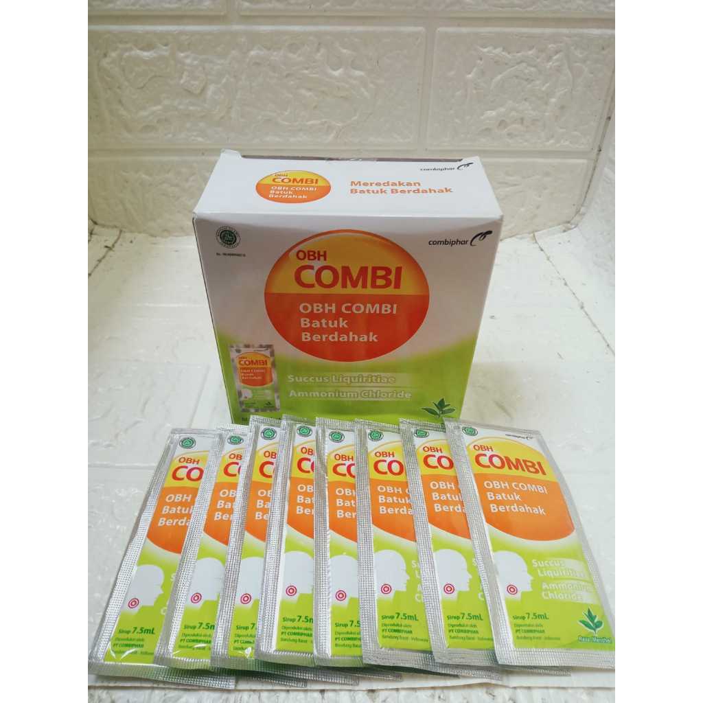 Jual Obh Combi Batuk Berdahak Rasa Menthol 7.5 Ml Box 20 Sachet ...