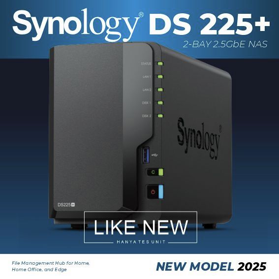 Jual Synology NAS DS225+ 2-Bay NAS Server Storage – Baru, Hanya Unbox ...