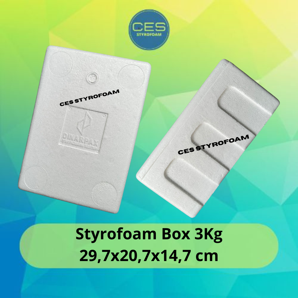 Jual STYROFOAM BOX 3 KG NEW / COOLER BOX / BOX IKAN /3KG/STY BOX 3KG ...