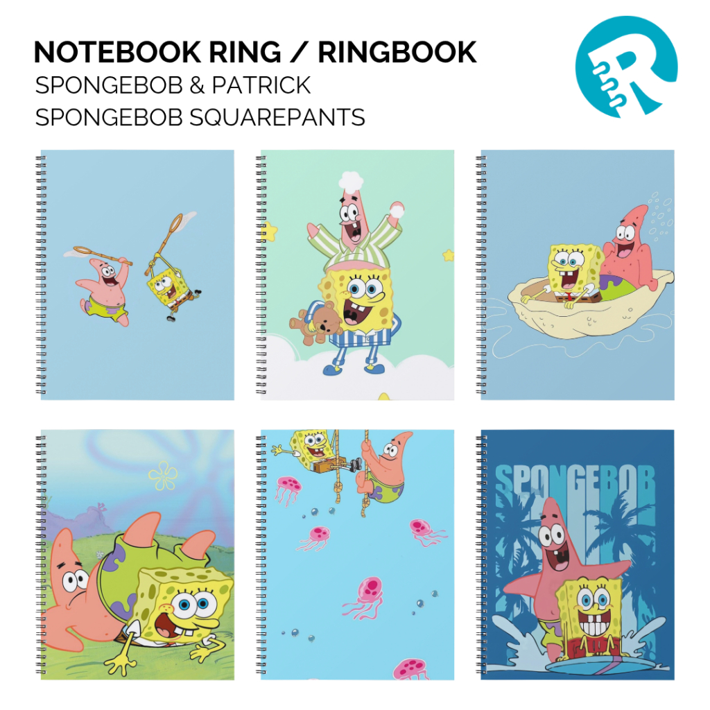Jual SpongeBob & Patrick Star (SpongeBob SquarePants) Notebook Ring ...