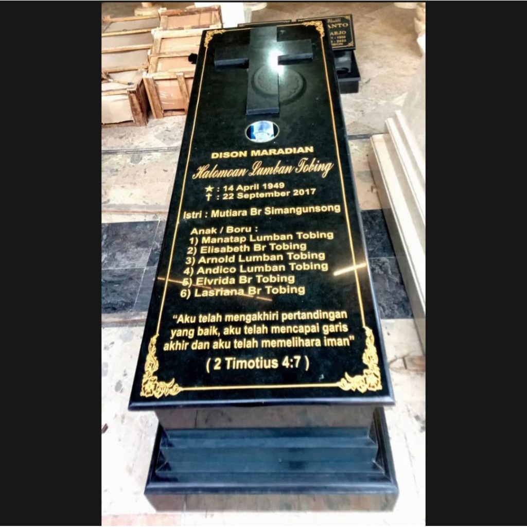Jual Kijing Makan Kristen Kijing Makam Granit Kristen Kijing Makam Box ...