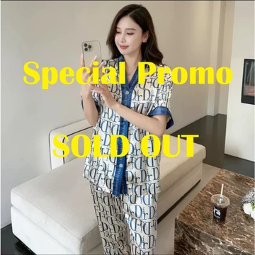 Setelan Baju Tidur Piyama Wanita Dewasa Satin Premium Lengan Pendek Celana Panjang