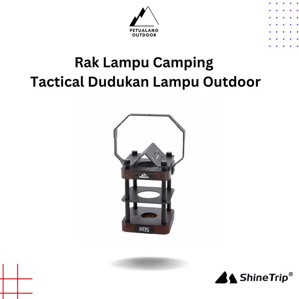 Jual Shinetrip A545/A548 Rak Lampu Camping Tactical Dudukan Lampu ...