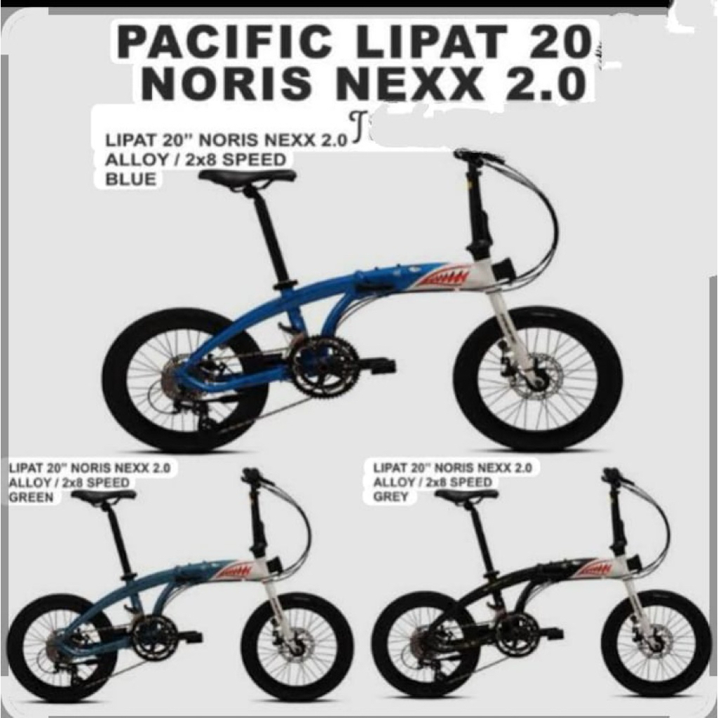 Jual Sepeda Lipat Dewasa Pacific 20 Inch Noris Nexx 2.0 | Shopee Indonesia