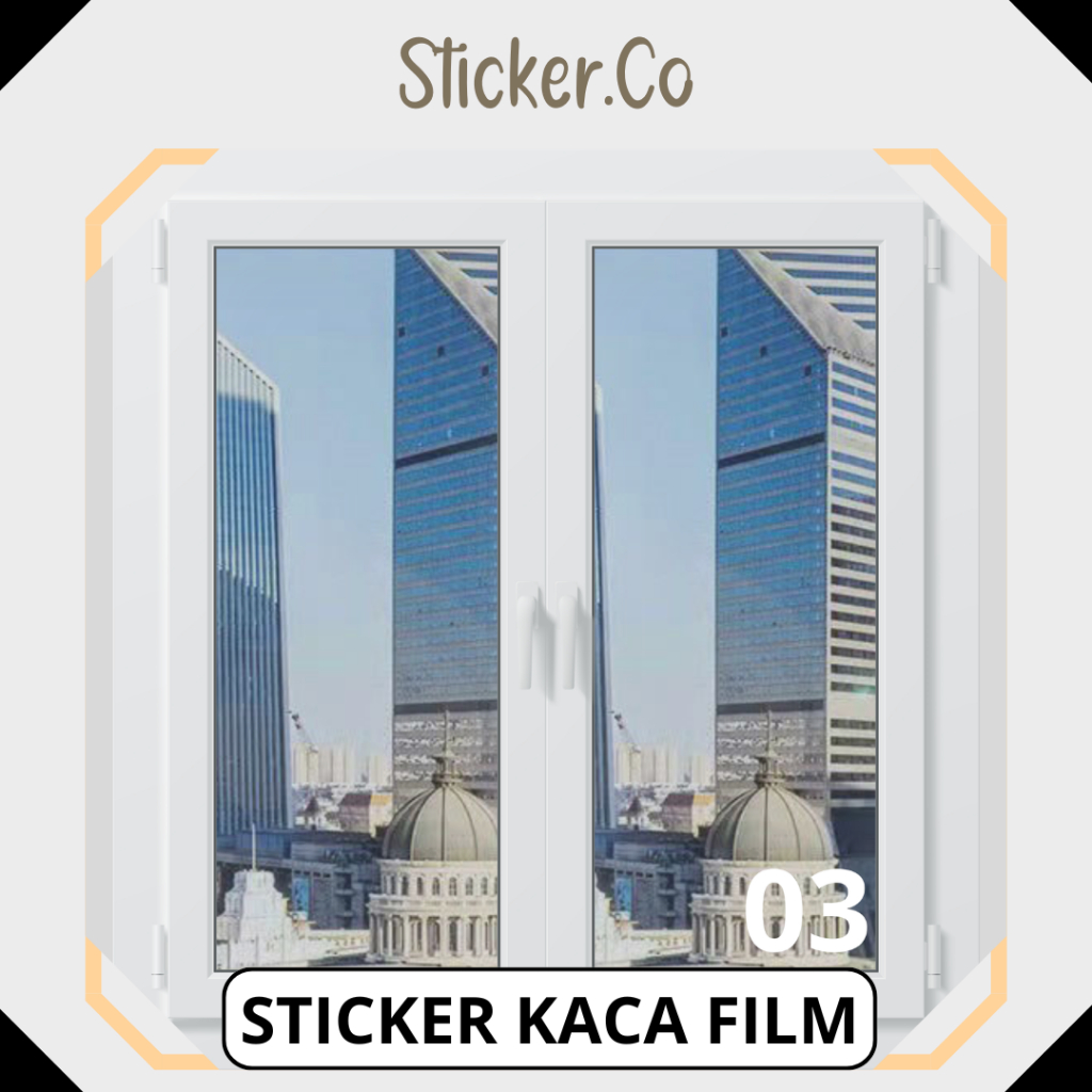 Jual Sticker.Co Sticker Kaca Film Perak Dua Sisi Ukuran 60cm / 90cm x ...