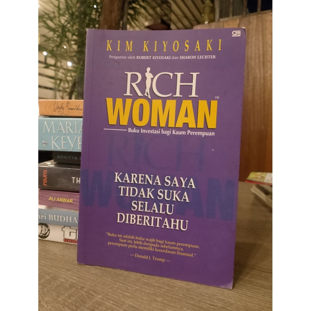 Jual Ori Rich Woman #Kim Kiyosaki | Shopee Indonesia