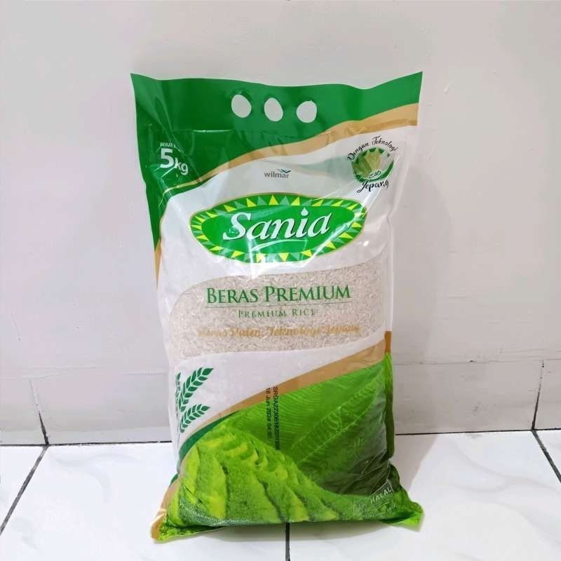 Jual BERAS PREMIUM SANIA KEMASAN 5KG | Shopee Indonesia