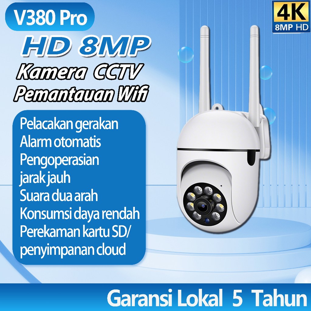 Jual V380 Pro Outdoor CCTV Smart Wifi HD CCTV Two-Way Voice 360