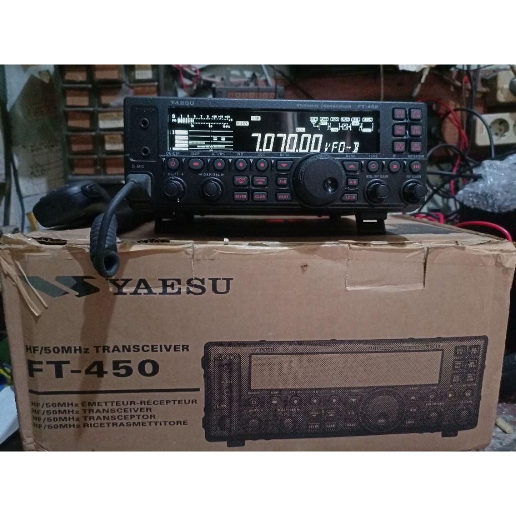 Jual RADIO YAESU FT450 ~ TRANSCIEVER HF/50MHZ | Shopee Indonesia