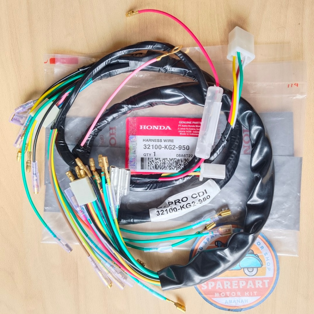 Jual Kabel Body Honda GL Pro CDI Kabel Harness KG2 Kualitas Original ...