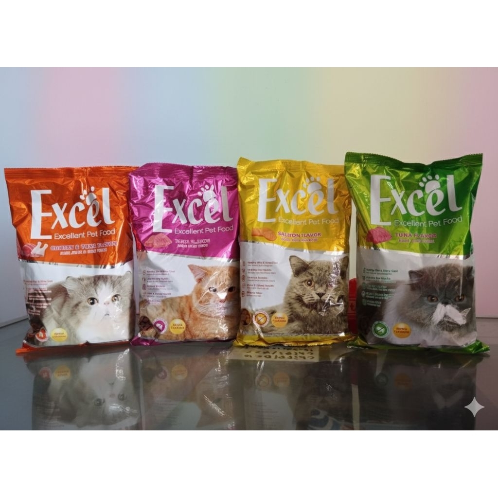 Jual Excel pakan kucing dewasa kemasan 500g | Shopee Indonesia