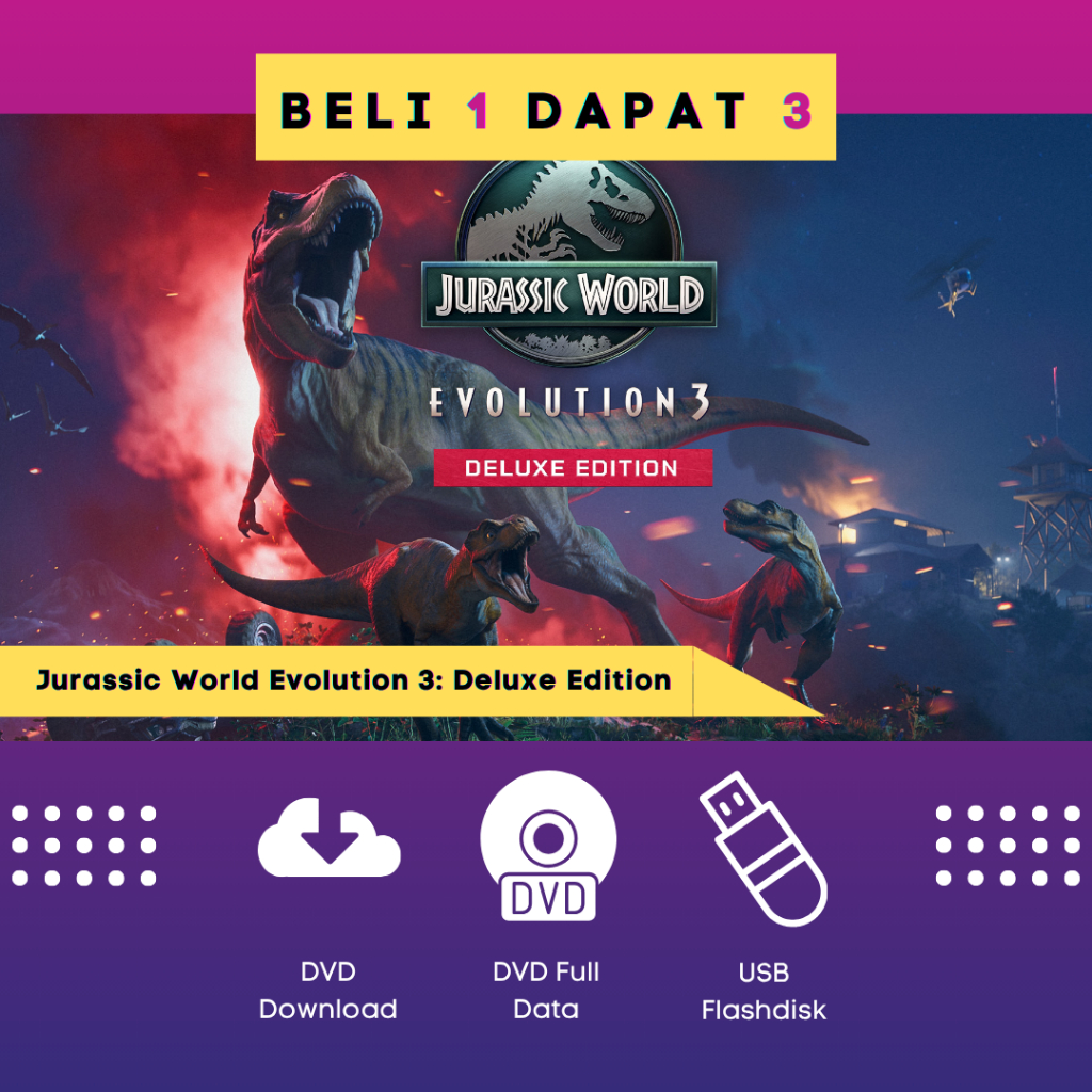 Jurassic World Evolution 3: Deluxe Edition | Game PC Original