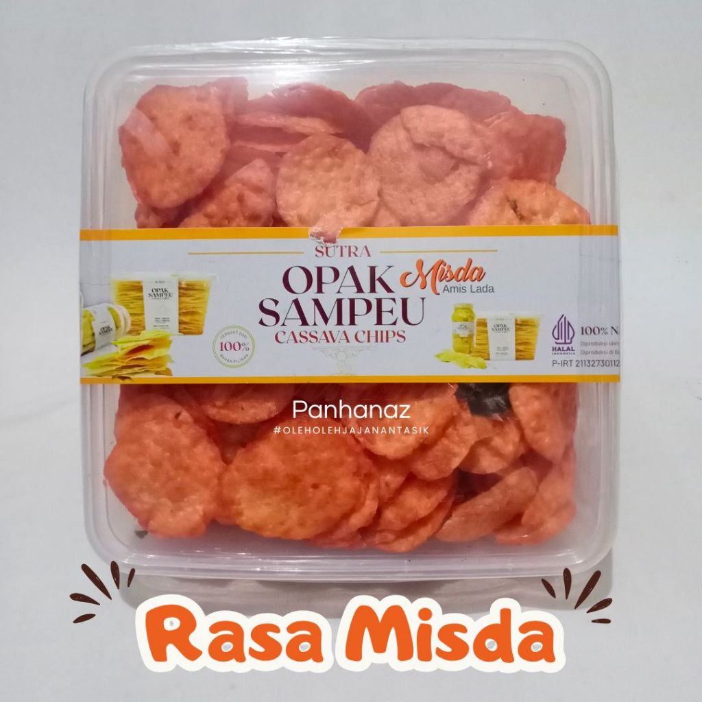 Jual Opak Sampeu Sutra Casava Chips Renyah Gurih 2000 ML Rasa Misda ...