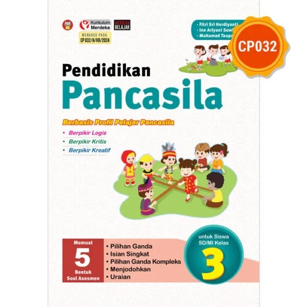 Jual Buku Pendidikan Pancasila SD/MI Kelas 3 Kurikulum Merdeka CP 032 ...