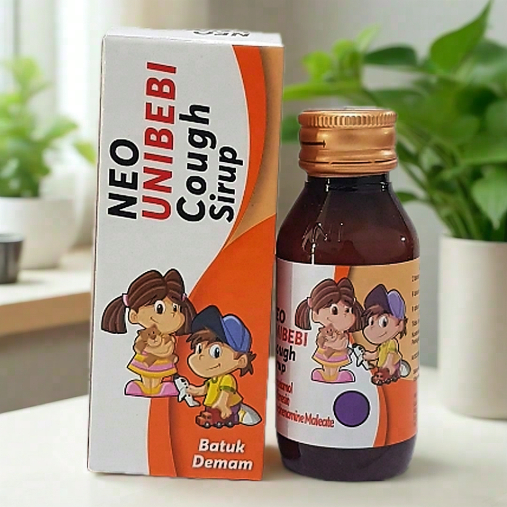 Jual Neo unibebi cough sirup obat batuk demam 60 ml | Shopee Indonesia