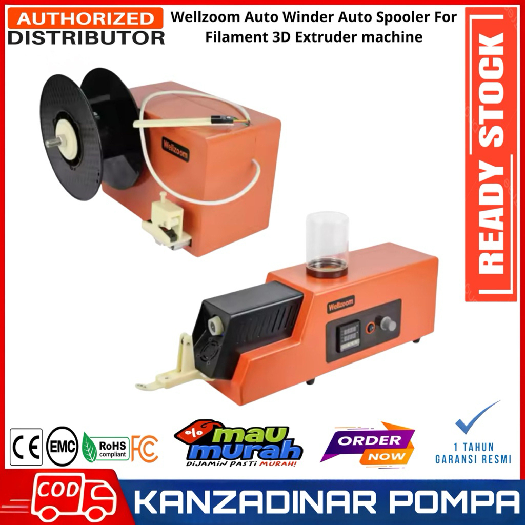 Jual Wellzoom Auto Winder Auto Spooler For Filament 3D Extruder machine ...