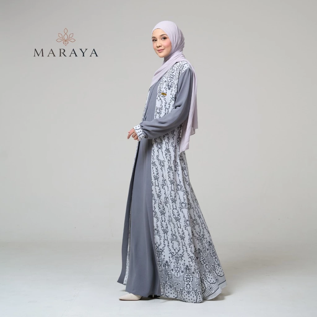 bahan gamis muslimah modern simple yang nyaman dipakai