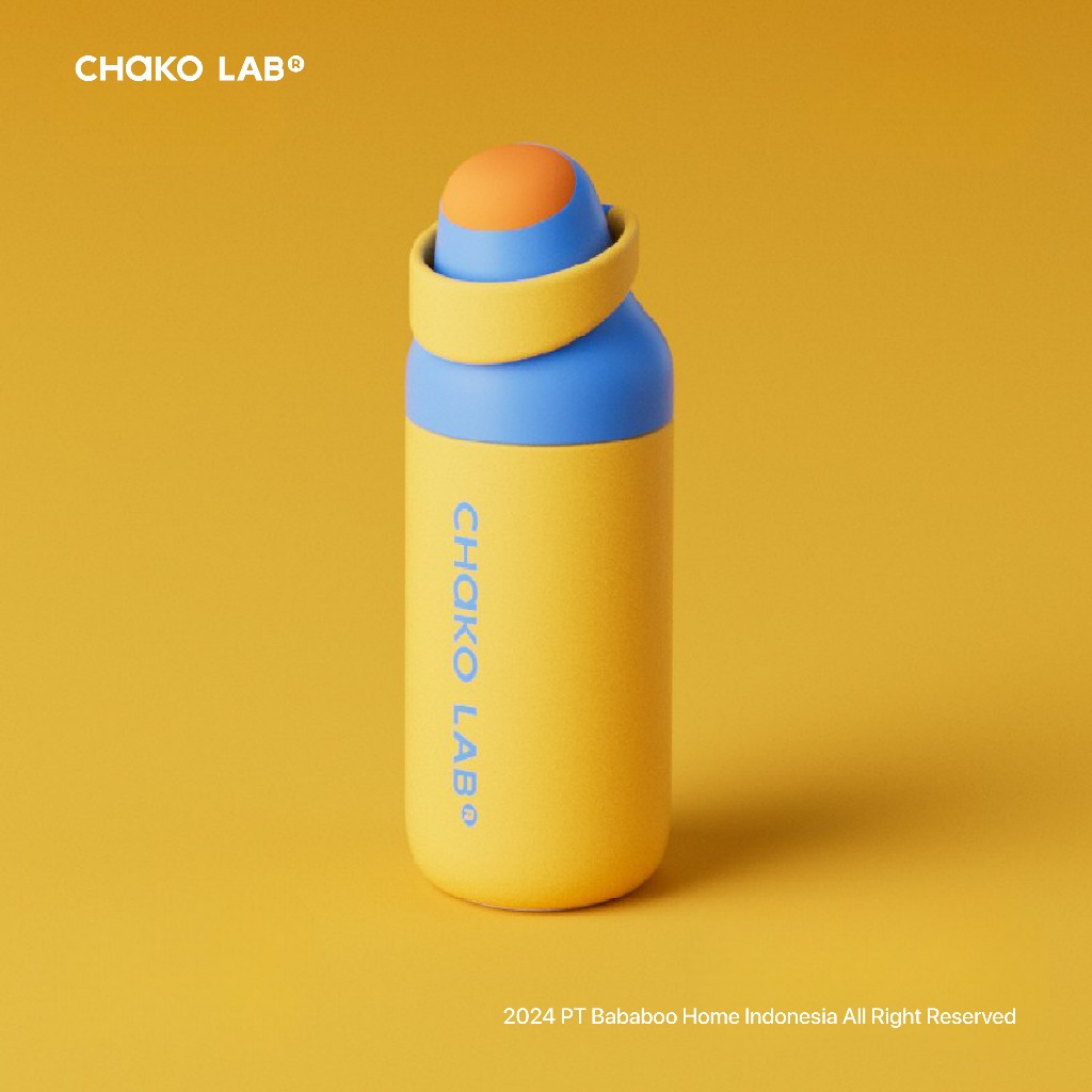 Jual CHAKO LAB KaDa DoubleSip Insulated Bottle Buddy (550ml) - Yellow ...