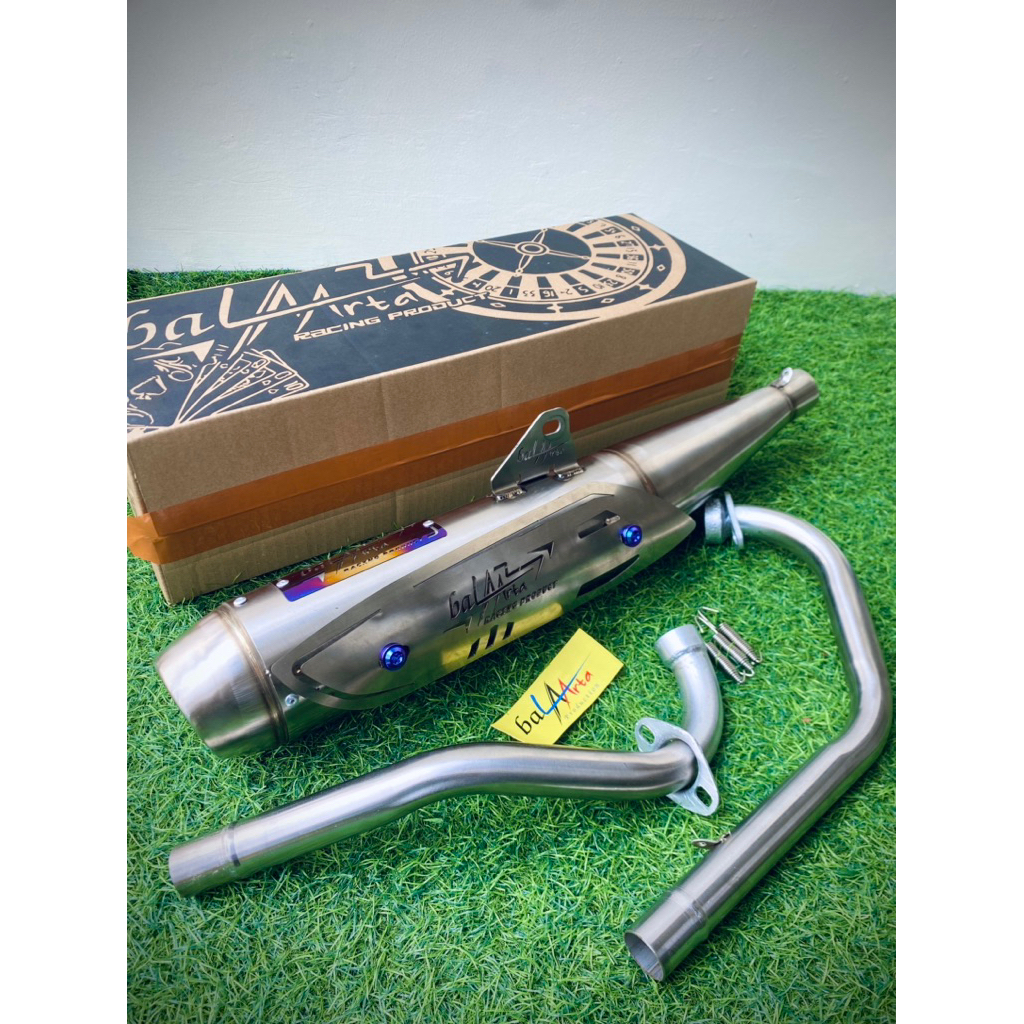Jual Knalpot Standart Racing Supra fi Type STD-4 Stainles Original B ...