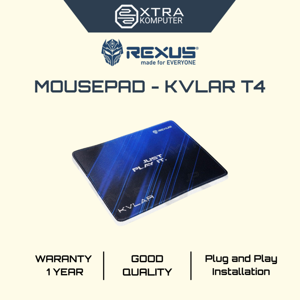 Jual Rexus Kvlar T4 - Gaming Mousepad | Shopee Indonesia