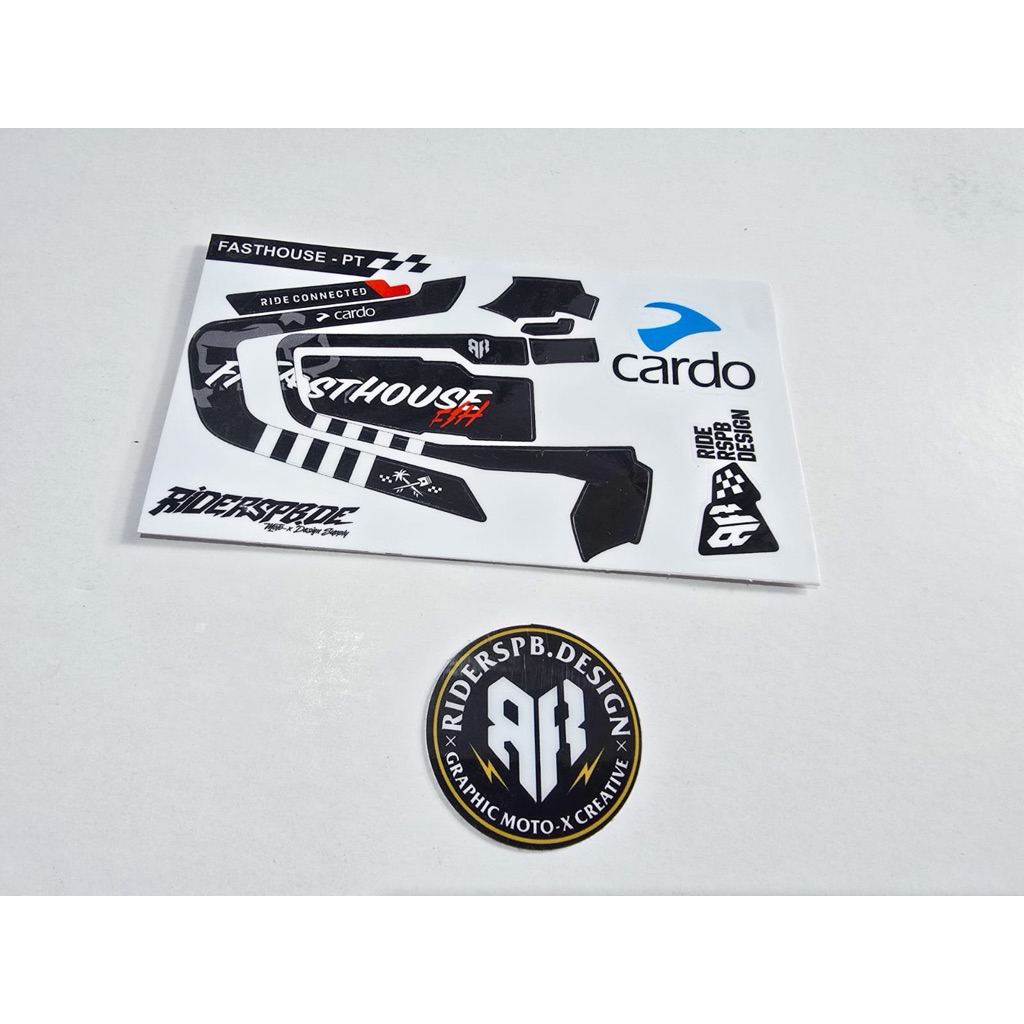 Jual FASTHOUSE PT - STICKER SKINCOVER DECAL GARSKIN INTERCOM CARDO ...