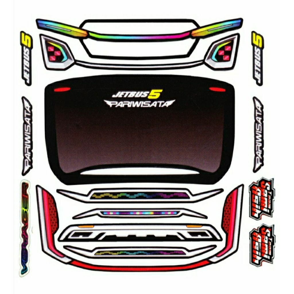 Jual Stiker Haedlamp JB3, JB5, Skylender Bus RKC | Shopee Indonesia