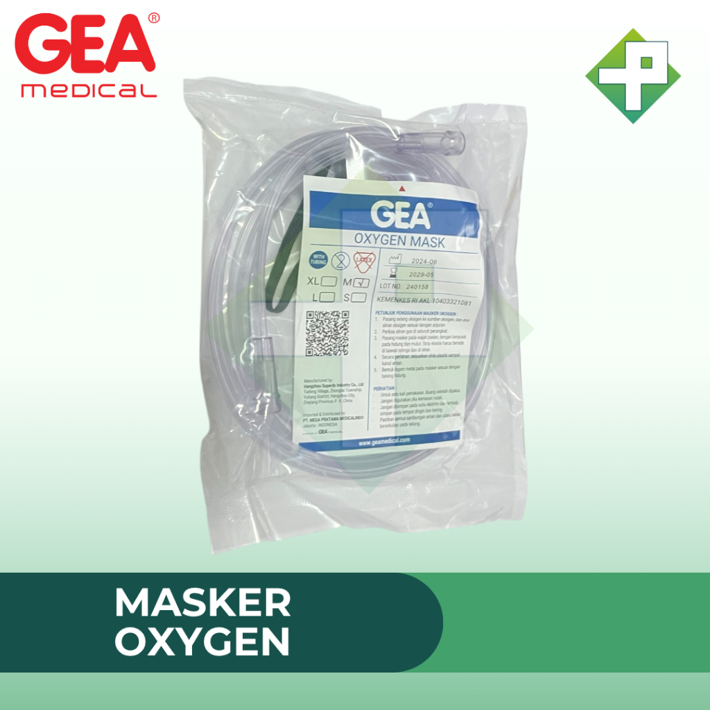 Jual GEA - Masker Oksigen | Oxygen Mask Dewasa & Anak | PENTALOGY ...