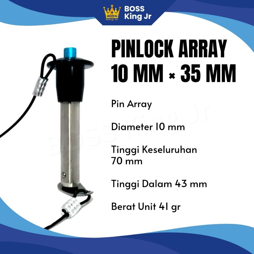 Jual PINLOCK ARRAY 10 MM × 35 MM - BORNEO | Shopee Indonesia