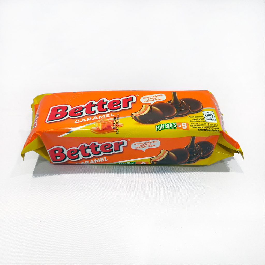 Jual Better Caramel Fun Bites 117 gr Isi 9 Pcs | Shopee Indonesia