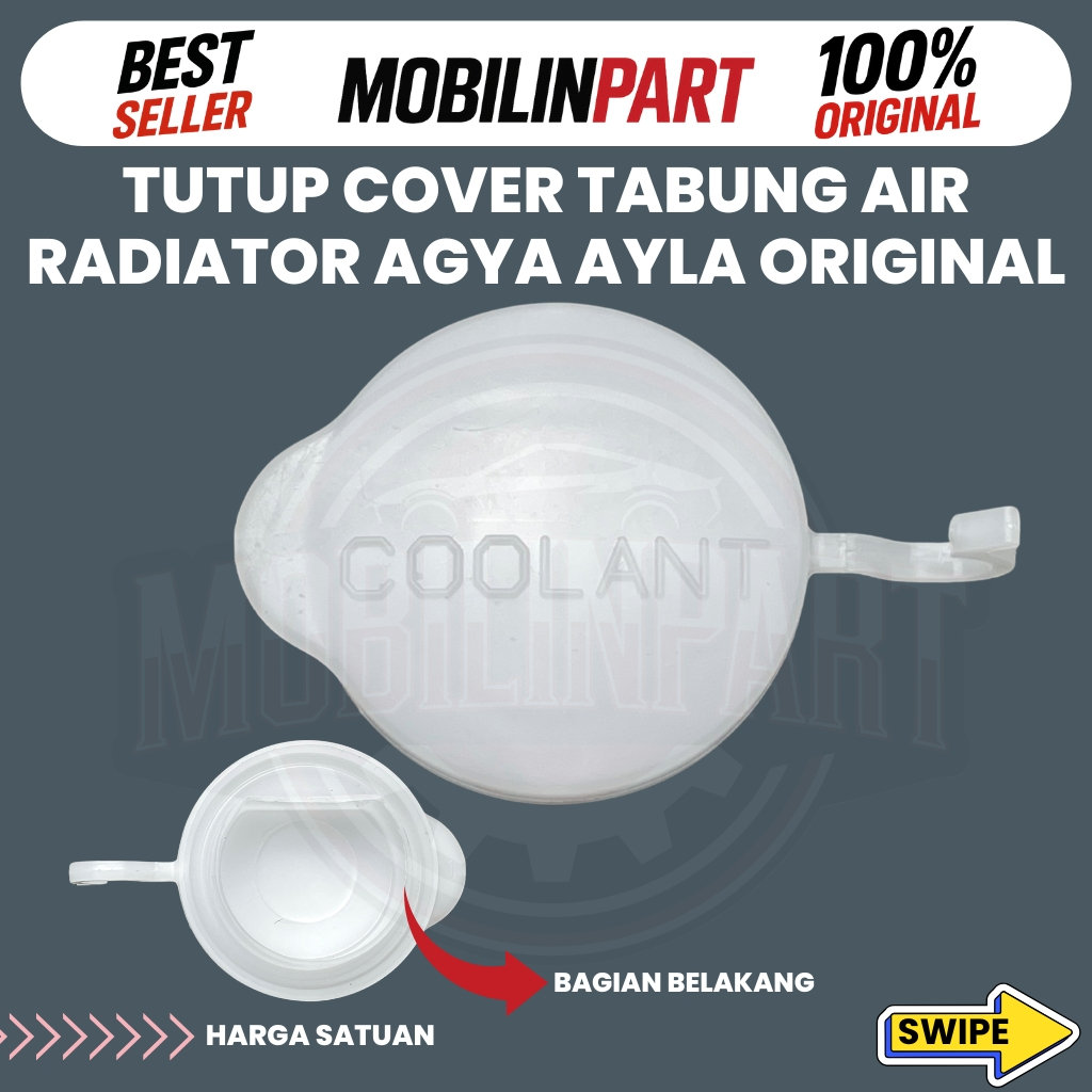 Jual Tutup Cover Tabung Air Radiator Coolant Agya Ayla Original ...