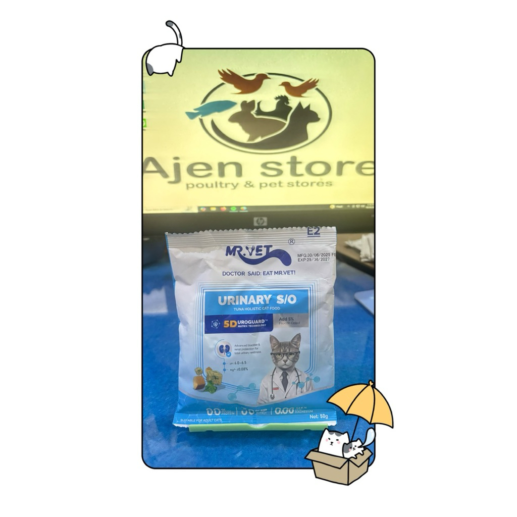 Jual [NEW] Mr. Vet – Dry cat food Mr.Vet E1 50g E2 50g, and E3 50g ...