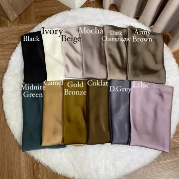 Heynmomo Rok Satin Duyung Panjang Long Silk Flowy Skirt Premium Mermaid Hijabers Muslimah