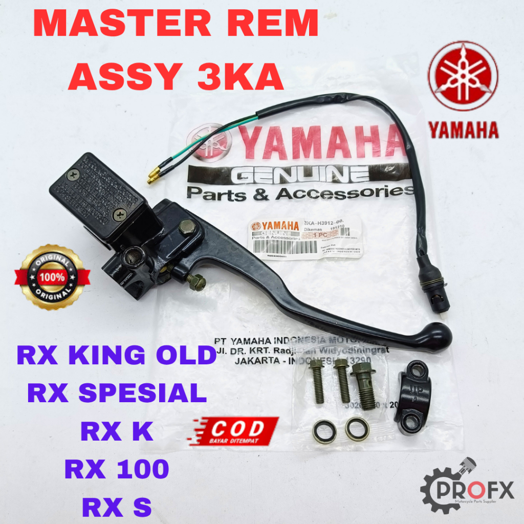 Jual MASTER REM ASSY 3KA YAMAHA RX KING OLD RX SPECIAL RX K RX 100 RX S ...