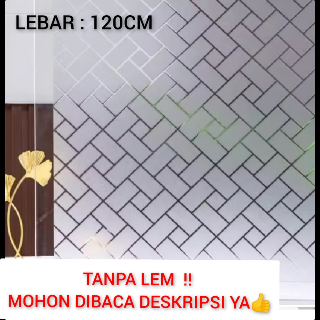 Jual GEMILANGWALLPAPER - STIKER KACA 120CM SANBLAST STICKER KACA STIKER ...
