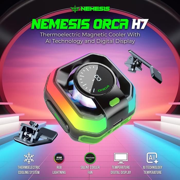 Jual NYK Nemesis ORCA H7 / H-7 Cooler Phone Magnetic Cooling Phone ...