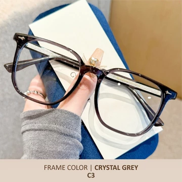 Eggry Eyewear Frame Kacamata Photocromic Anti Radiasi Blueray Minus Wanita Pria Cowok Korea