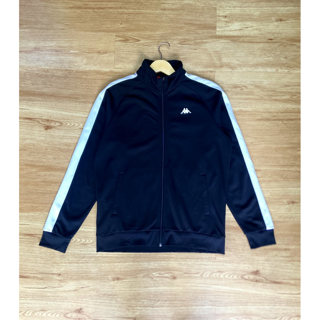 Jual Tracktop Kappa tapped black Original | Shopee Indonesia