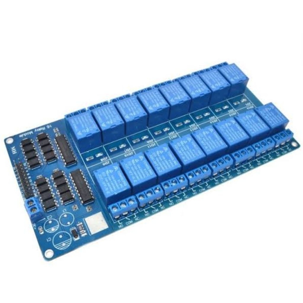 Jual relay module 16 ch channel 5v for arduino compatible | Shopee ...
