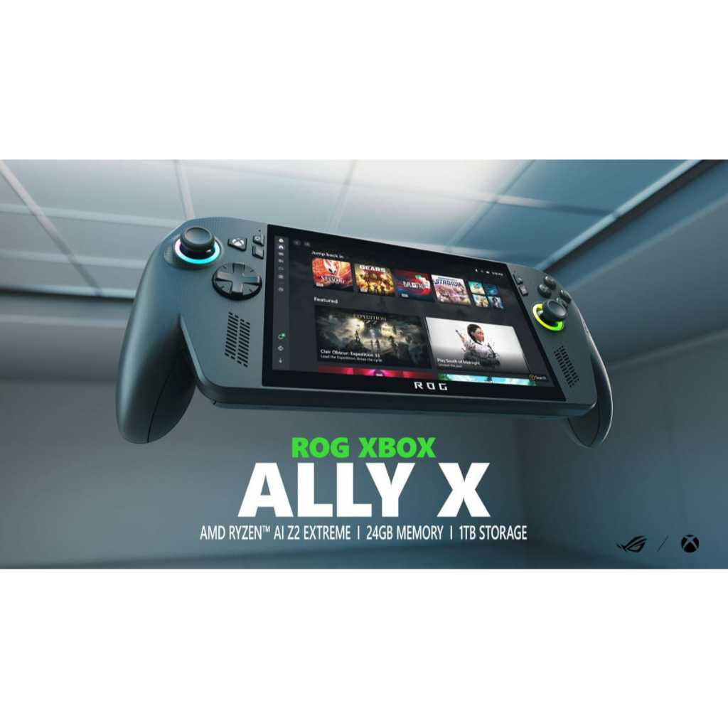 Jual ASUS ROG Xbox Ally X RC73XA-Z2EA35A3T – Black /AMD Ryzen AI Z2 ...