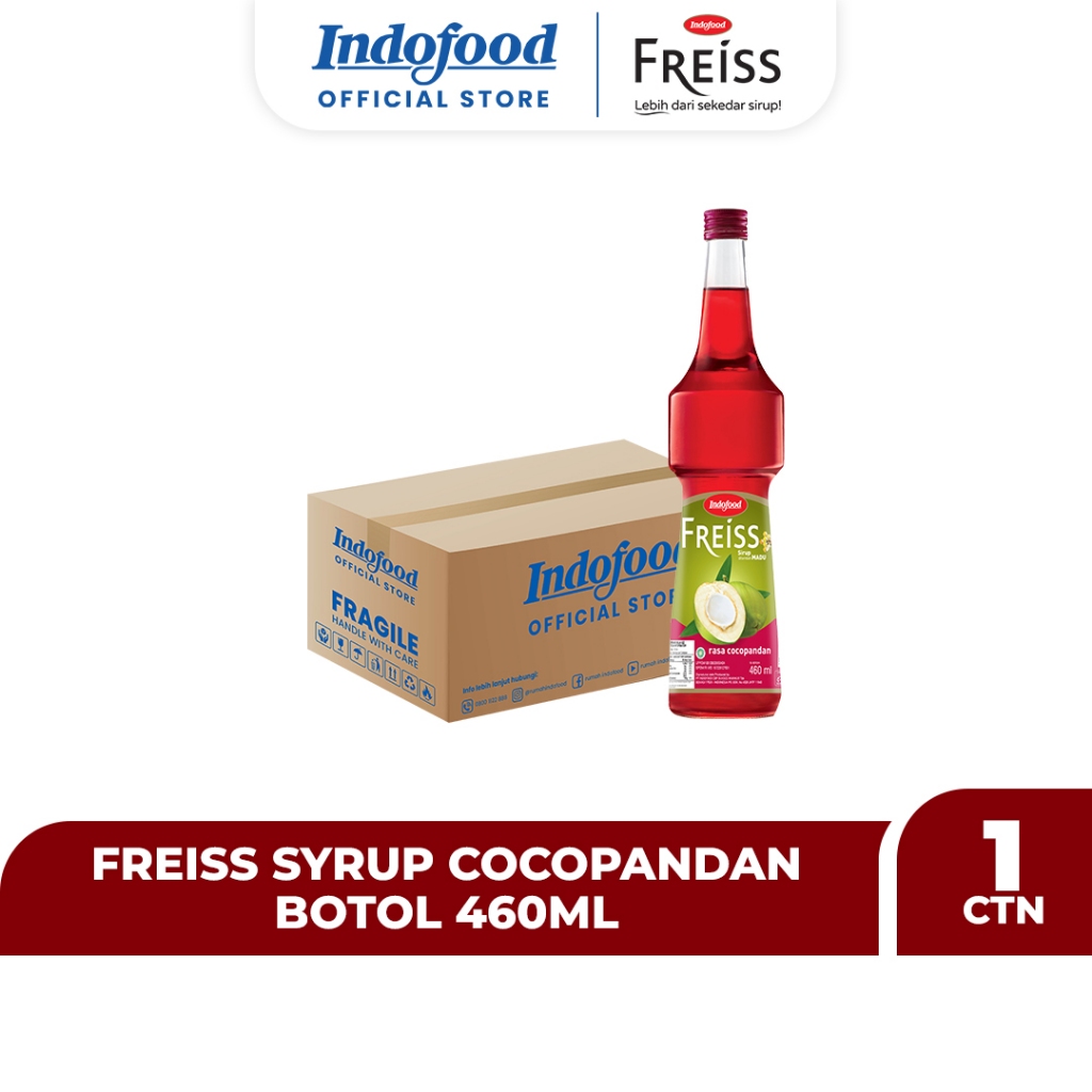 Jual CTN - Freis Syrup Coco Pandan Botol 460 ml | Shopee Indonesia