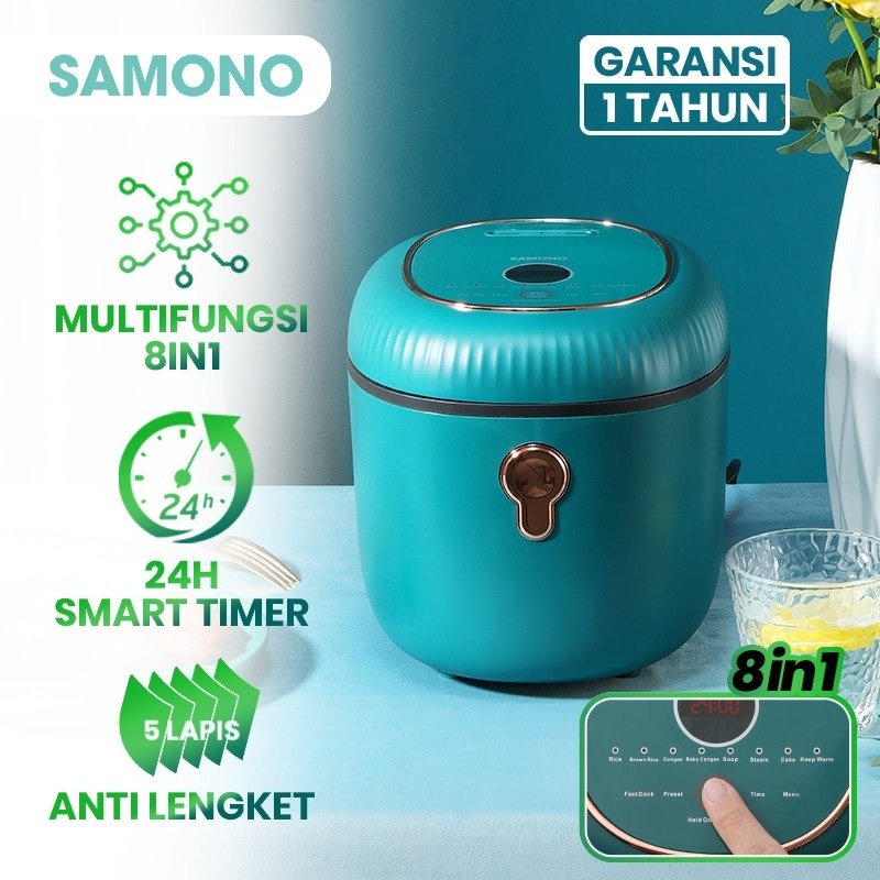 Jual Samono Smart Rice Cooker 1Liter Digital Multifungsi 8in1 SW-RCEG ...