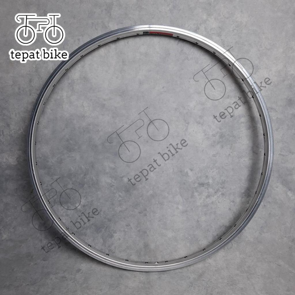 Jual Rims Velg 26 & 700c PLATINUM 36H Eyelet Alloy Double Wall Silver ...