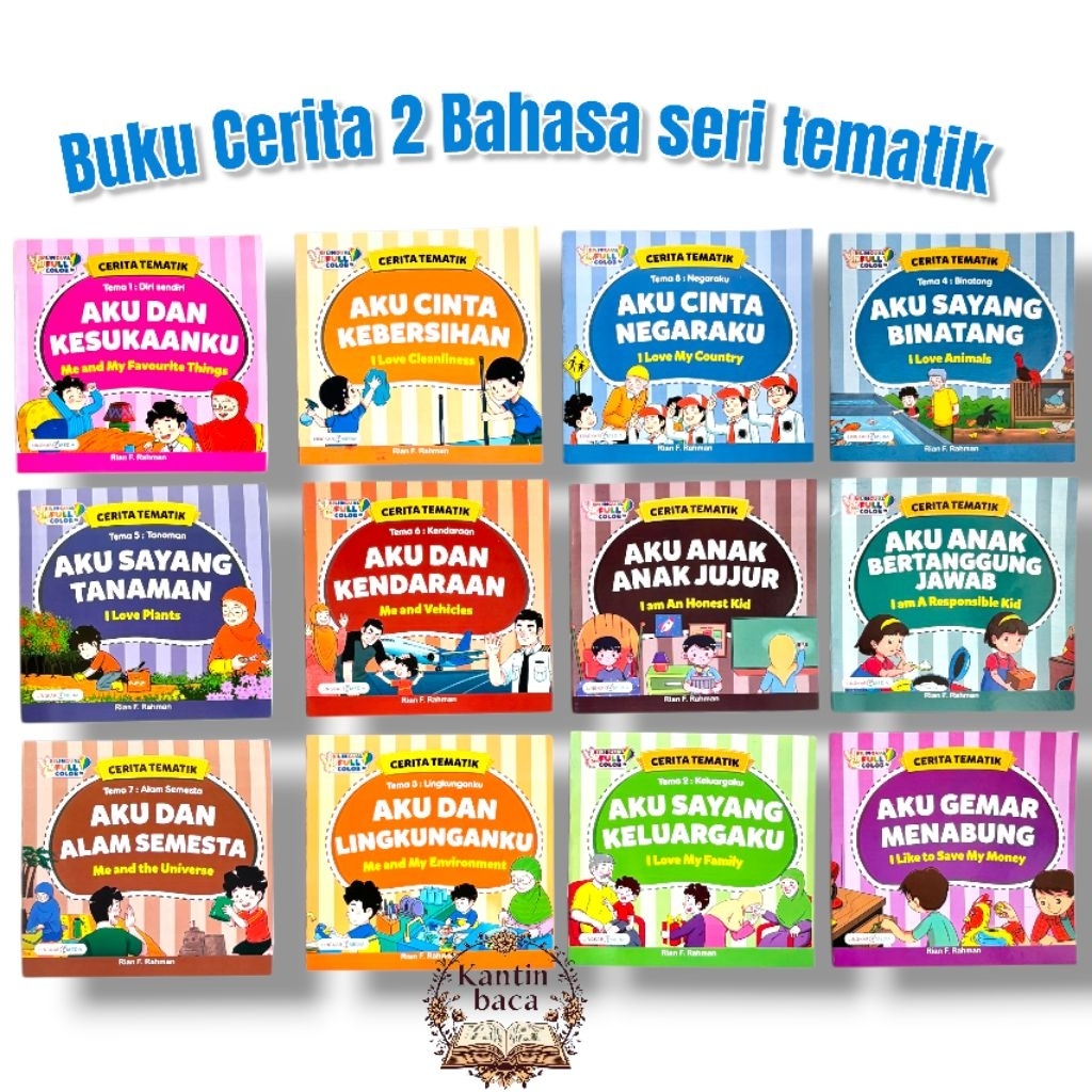 Jual Buku Cerita Bergambar Seri Tematik 2 Bahasa Untuk Anak Lingkar ...
