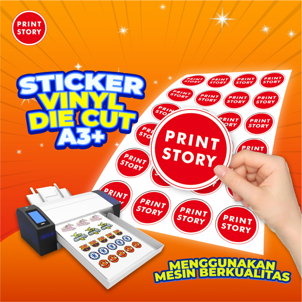 Jual Sticker Vinil Die Cut (Potong Satuan) | Shopee Indonesia