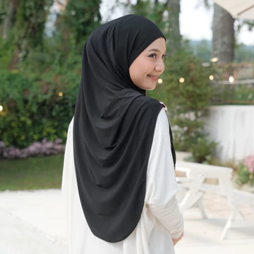 Pastellascarf Marwa Instant Hijab Oval Softpet Syar’I Bahan Jersey