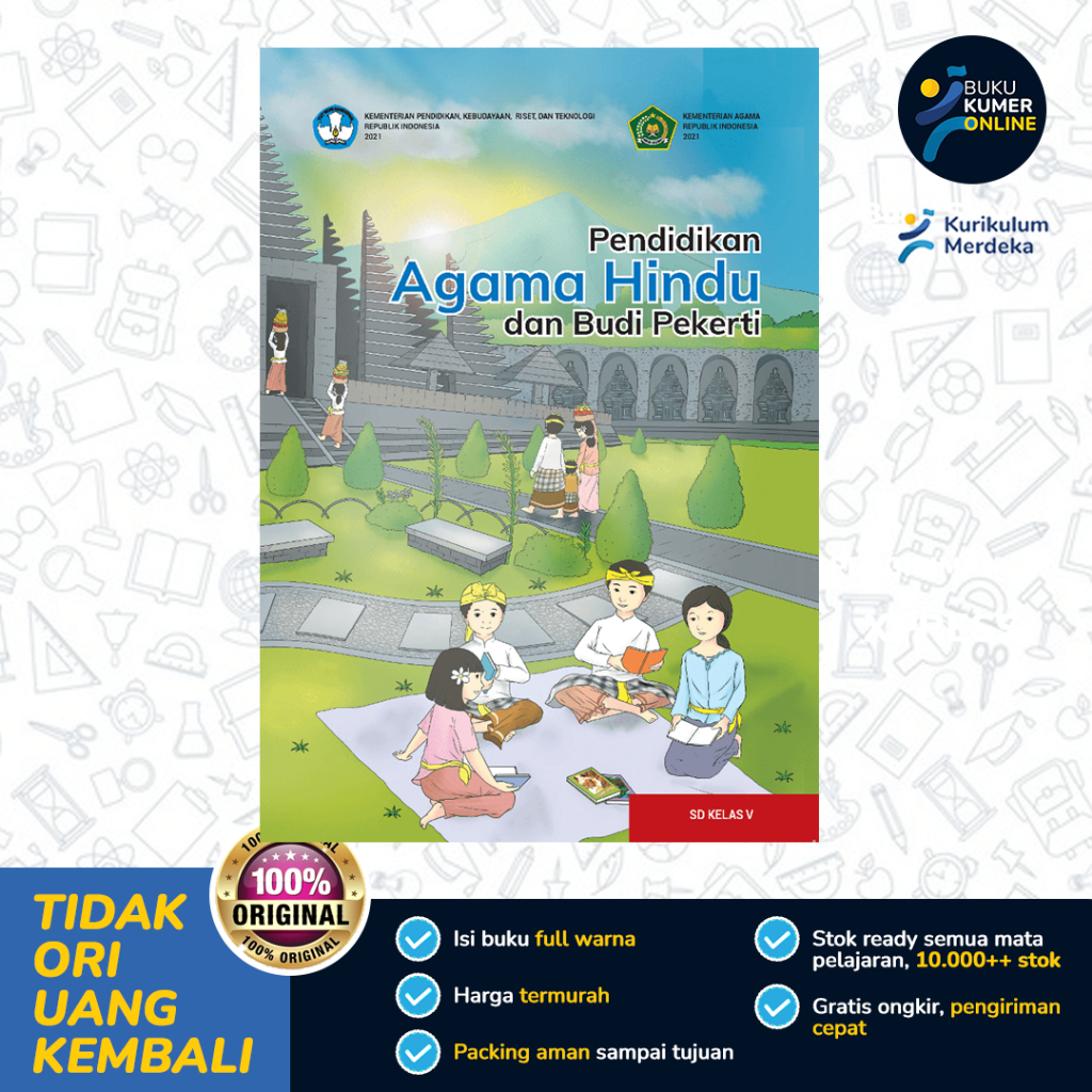 Jual Buku Siswa Agama Hindu Kelas 5 SD Kurikulum Merdeka | Shopee Indonesia