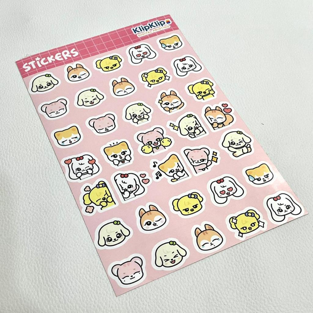 Jual Sticker Pack MINIVE Kpop IVE 1.5–2cm Stiker Mini Chibi Aesthetic ...